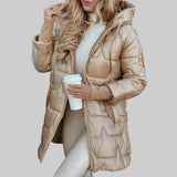 Philippa - Hooded Quilted Puffer Coat
