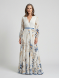 Eleanor - Floral Print Long Sleeve Maxi Dress