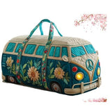 Lottie - Quilted Camper Van Duffle Bag