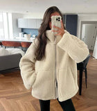 Eloise - Oversized Teddy Zip Jacket