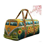 Summer - Quilted Campervan Travel Duffle Bag