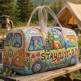 Rosie - Quilted Camper Van Travel Duffle Bag