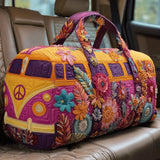 Luna - Quilted Floral Camper Weekend Bag