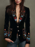 Arabella - Floral Embroidered Tailored Blazer
