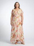 Seren - Floral V Neck Maxi Dress