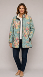 Rosamund - Quilted Floral Print Jacket