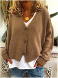 Harriet - Soft Knit Button-Front Cardigan