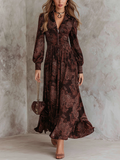 Romilly - Paisley Print Zip-Waist Maxi Dress