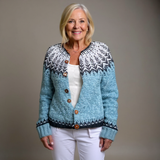 Ingrid - Nordic Patterned Knit Cardigan