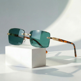 Tallulah - Rimless Retro Tinted Sunglasses