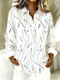 Cordelia - Printed Long Sleeve Blouse