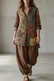 Arabella - Printed Shirt And Trousers Two-Piece Set