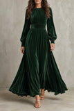 Cordelia - Velvet-Effect Maxi Dress