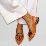 Margot - Tasselled Pointed Slingback Flats
