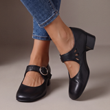 Eleanor - Block Heel Mary Jane Shoes