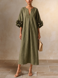 Primrose - Floral Sleeve Midi Dress