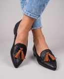 Ottilie - Pointed Tassel Loafers