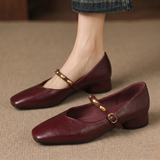 Orla - Studded Strap Mary Jane Shoes