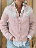 Eloise - Fair Isle Knit Cardigan
