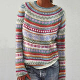 Ottilie - Patterned Fair Isle Knit Jumper