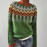 Verity - Nordic Patterned Knitted Jumper
