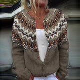 Martha - Patterned Knit Cardigan