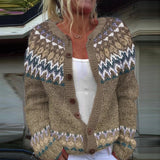 Saskia - Patterned Knit Cardigan