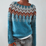 Ingrid - Nordic Yoke Knitted Jumper