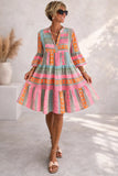 Lucy | Patterned Flowing Midi Dress