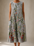 Mabel™ | Sleeveless Linen Dress