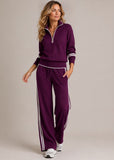 Zahra - Half Zip Knit Two Piece Set