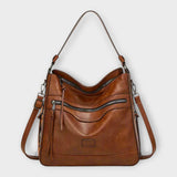 Isla - Slouchy Faux Leather Shoulder Bag