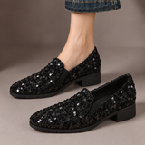 Niamh - Sequin Slip-On Loafers