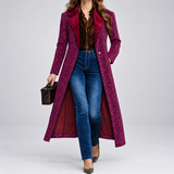 Rosamund - Leopard Print Longline Coat