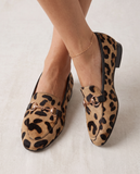 Beatrice - Leopard Print Flat Loafers