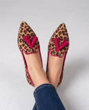 Maeve - Leopard Print Tassel Flats
