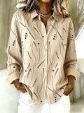 Hazel - Relaxed Printed Everyday Blouse