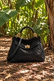 Orla - Classic Vegan Leather Top Handle Bag