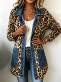 Margot - Leopard Print Longline Jacket
