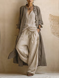 PAOLINA | SOFT SUIT WITH OVERCOAT