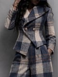 Beatrice - Checked Tailored Blazer