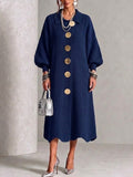 Cordelia - Ribbed Knit Midi Jumper Dress