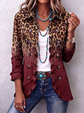 Delilah - Ruffled Leopard Print Jacket