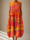 Josephine™ | Sleeveless Linen Dress