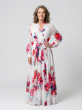 Rose - Floral Wrap Maxi Dress