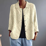 Ophelia - Woven Tonal Floral Blouse