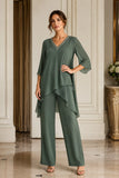 Olympia - Embellished Two-Piece Wide-Leg Trouser Set