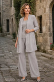 Winifred - Embroidered Three-Piece Trouser Suit