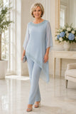 Gillian - Beaded Overlay Two-Piece Trouser Set
