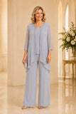 Freya - Beaded Three-Piece Trouser Suit